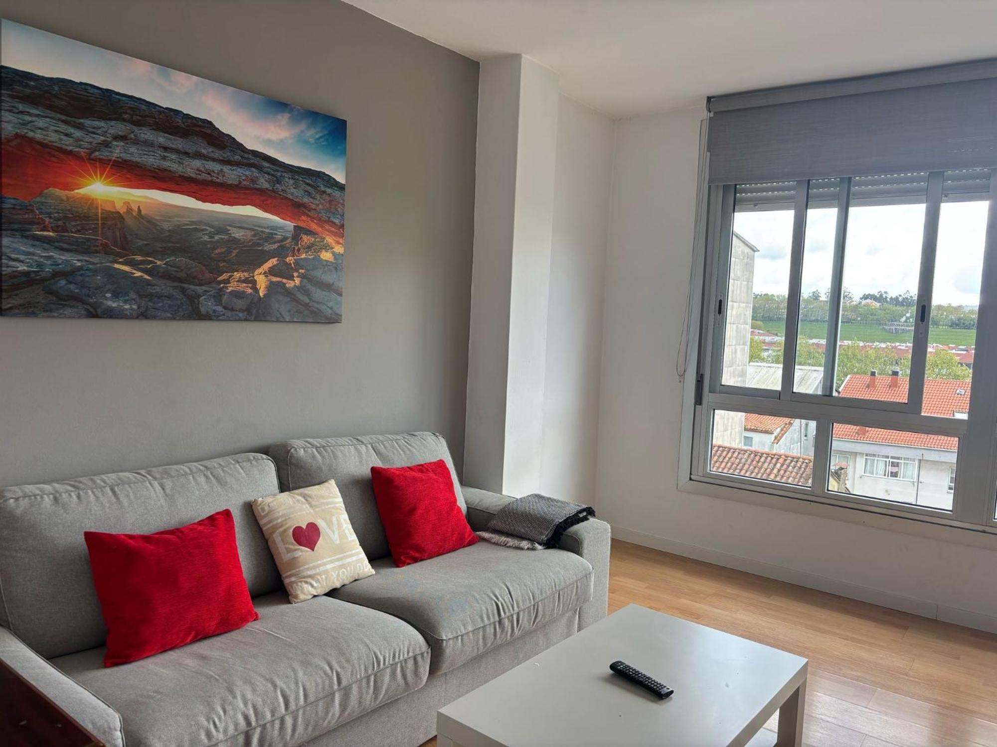Amplio Piso Con Vistas En La Entrada Del Camino C4 Apartment Сантяго де Компостела Екстериор снимка